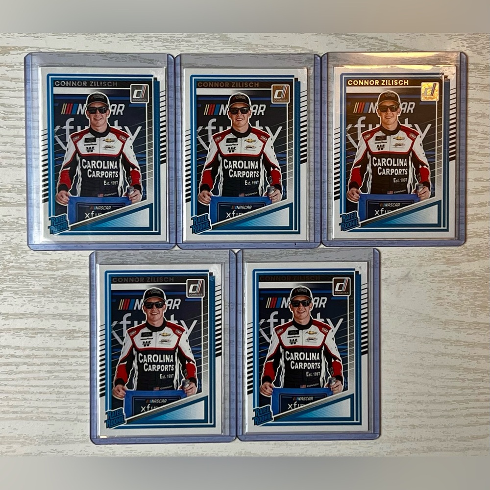 Connor Zilisch rated rookie lot (5) card